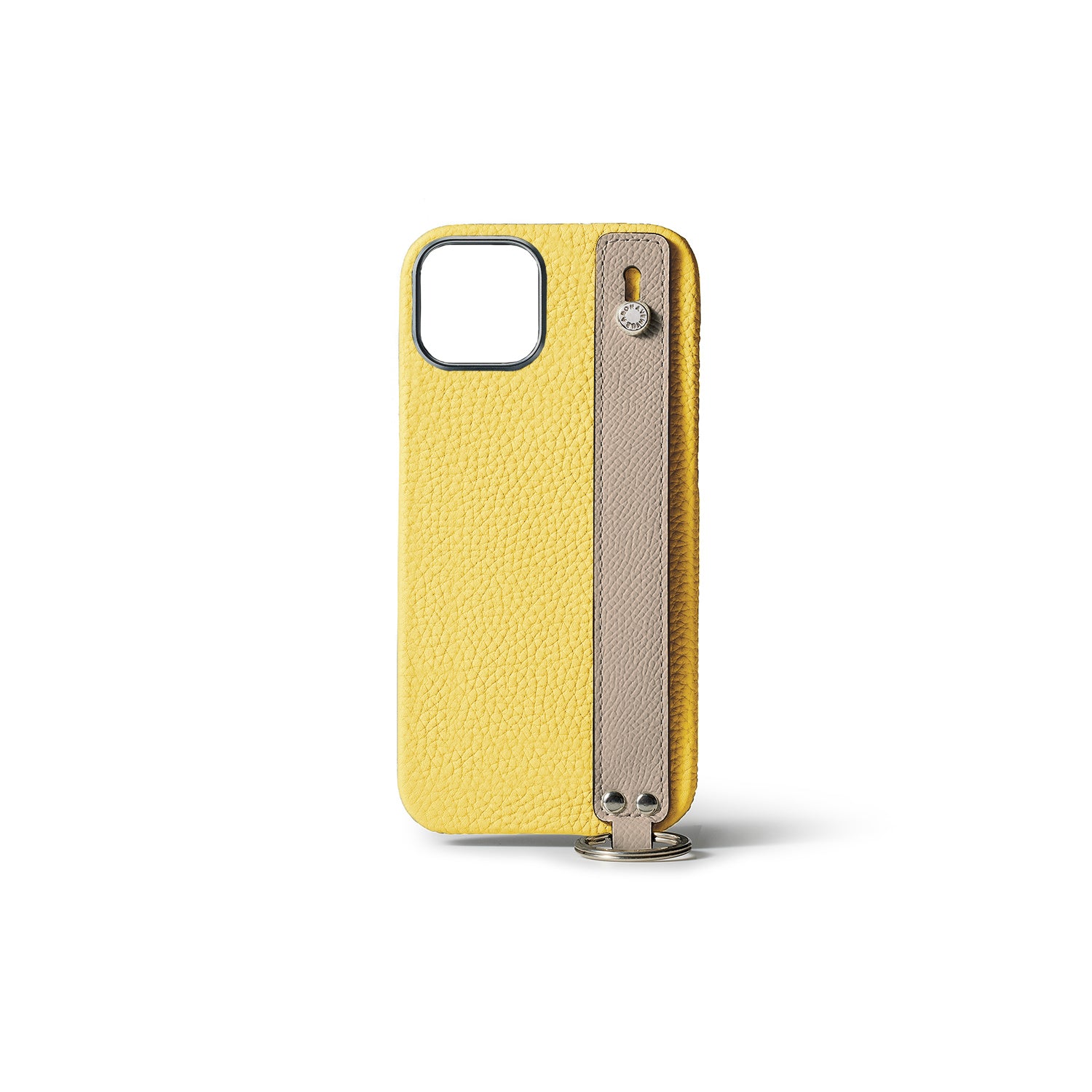 Back Cover Case With Handle Bottalato Leather (iPhone 15)