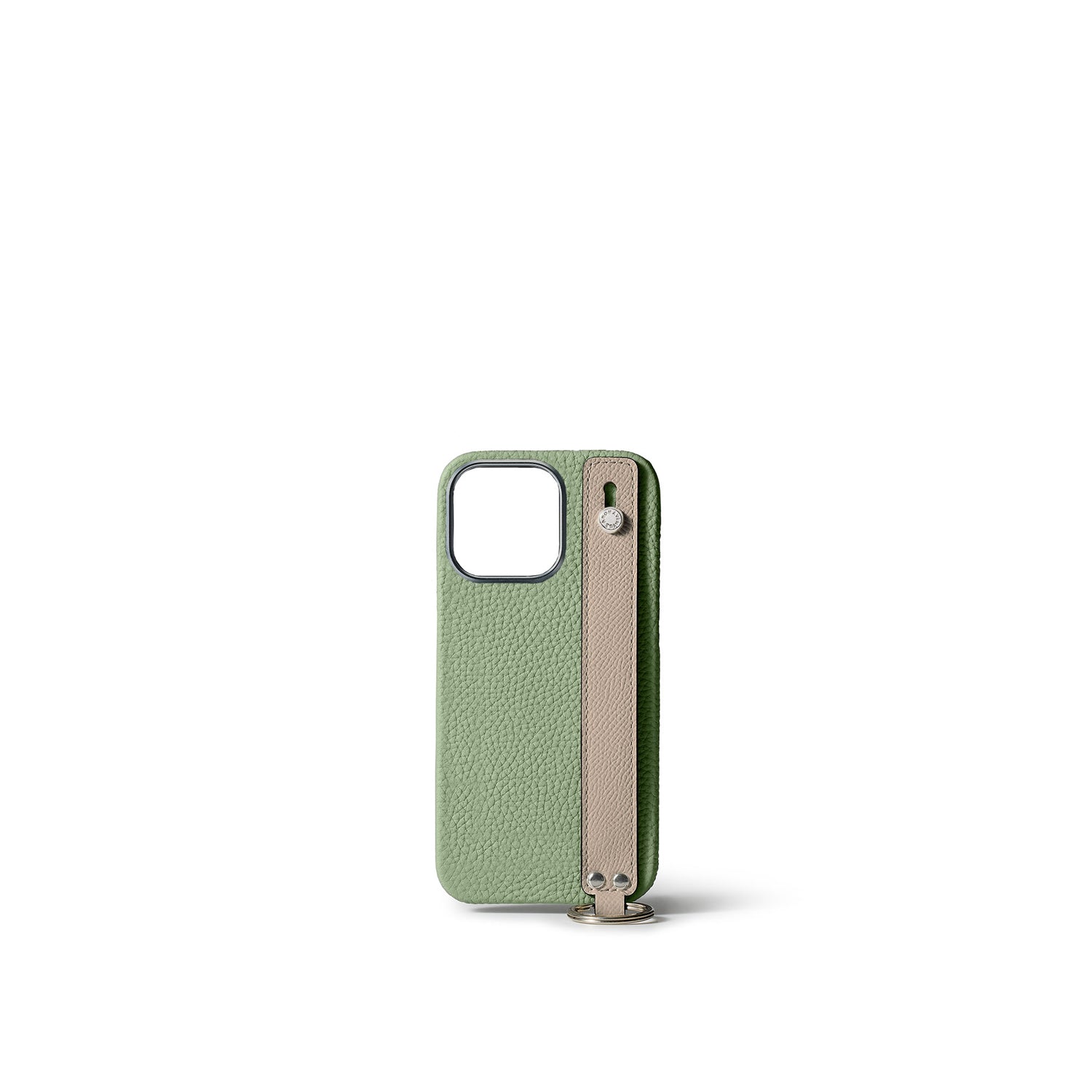 Back Cover Case with Handle Shrink Leather (iPhone 15 Pro)