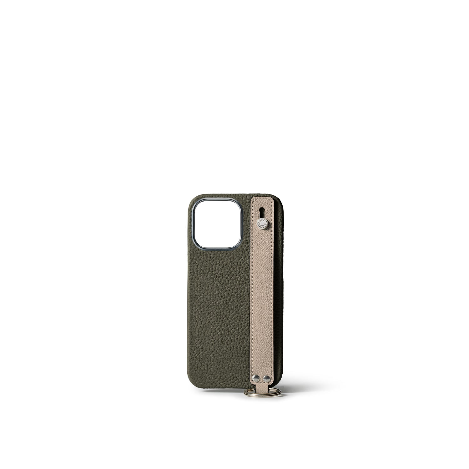 Back Cover Case with Handle Shrink Leather (iPhone 15 Pro)