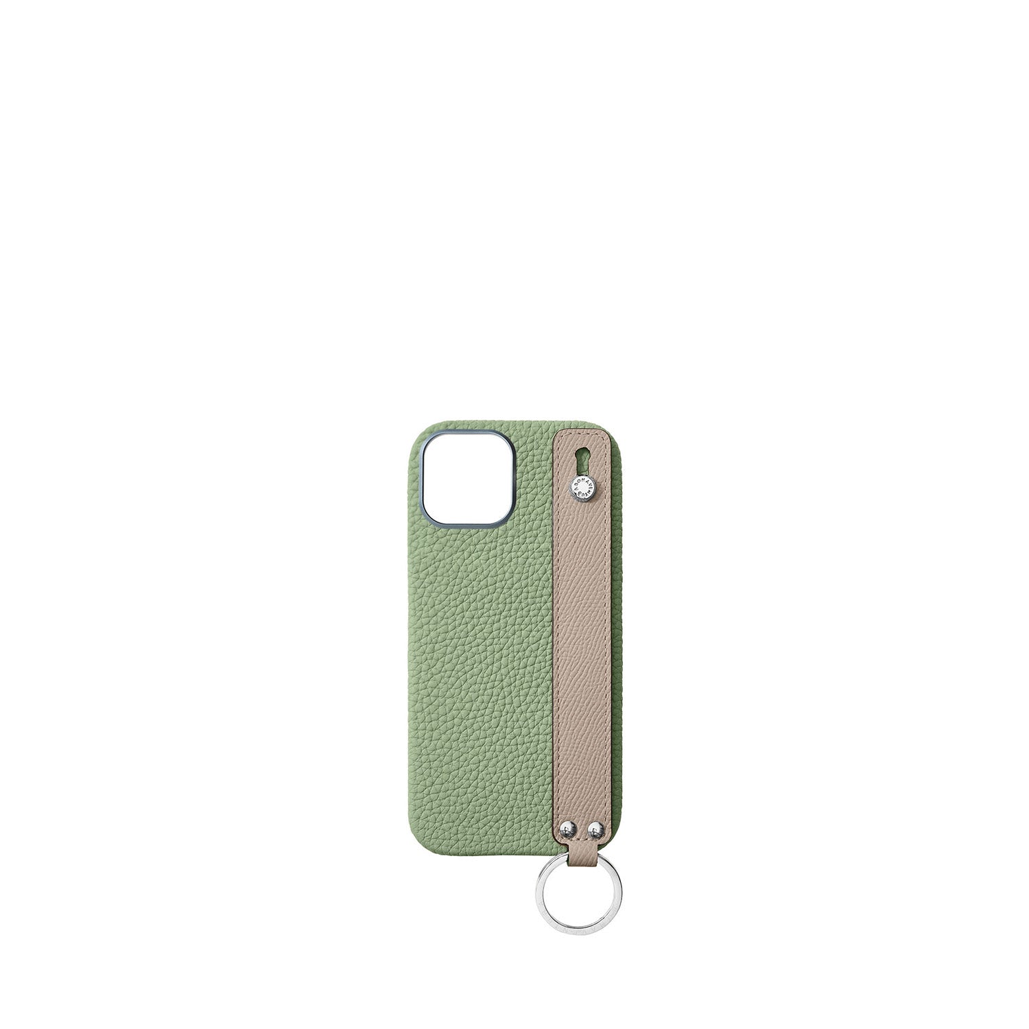 Back Cover Case with Handle Shrink Leather (iPhone 16)