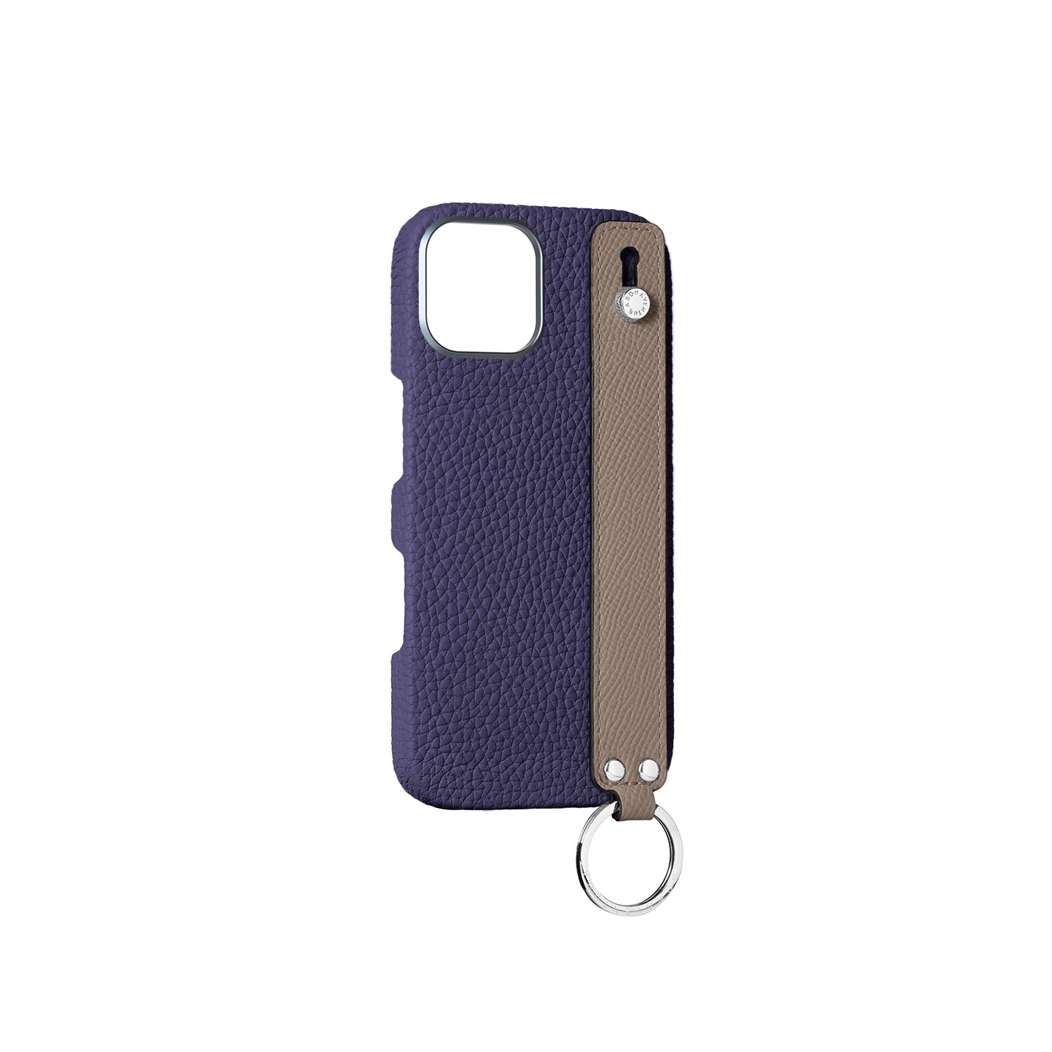 Back Cover Case with Handle Shrink Leather (iPhone 16)
