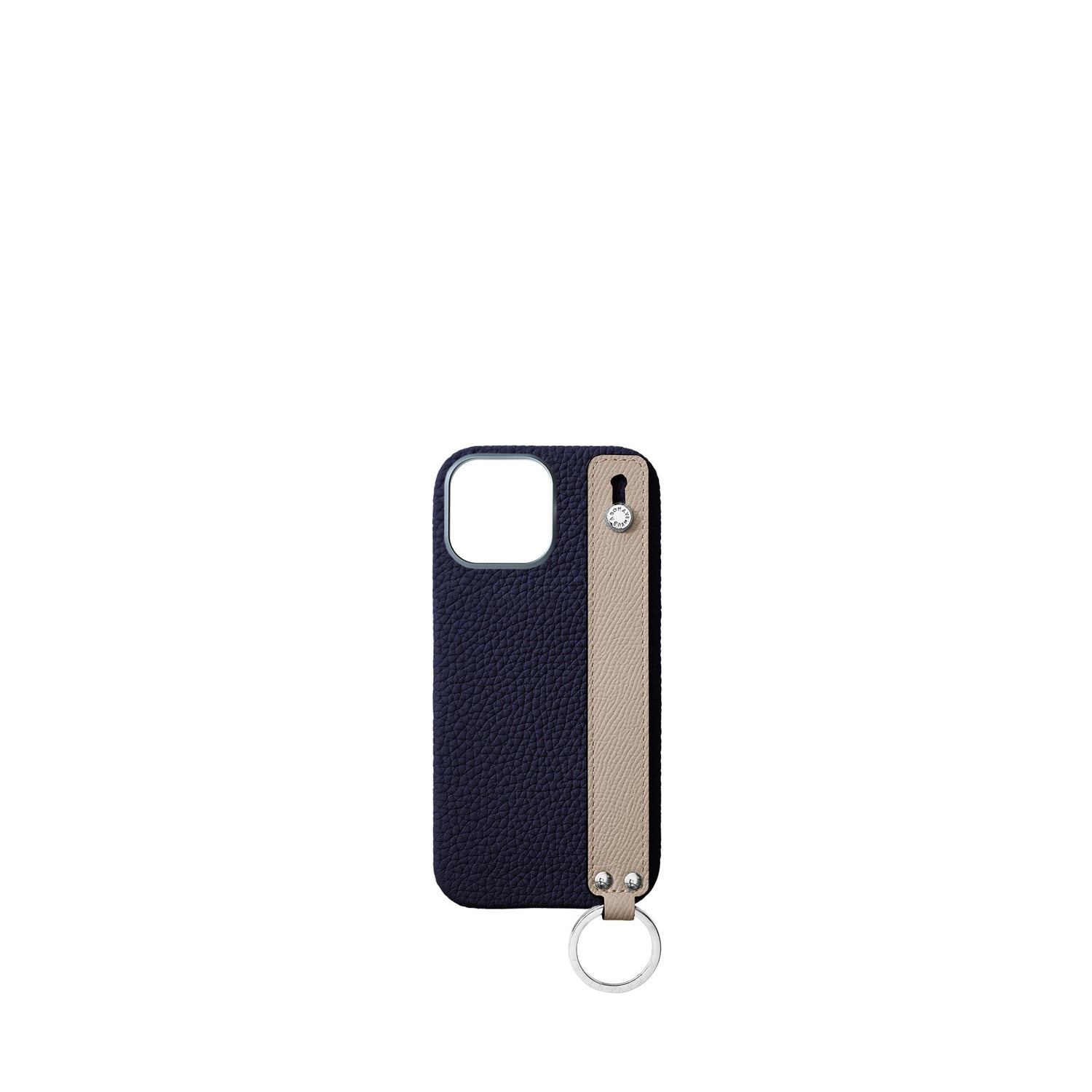 Back Cover Case with Handle Shrink Leather (iPhone 16)