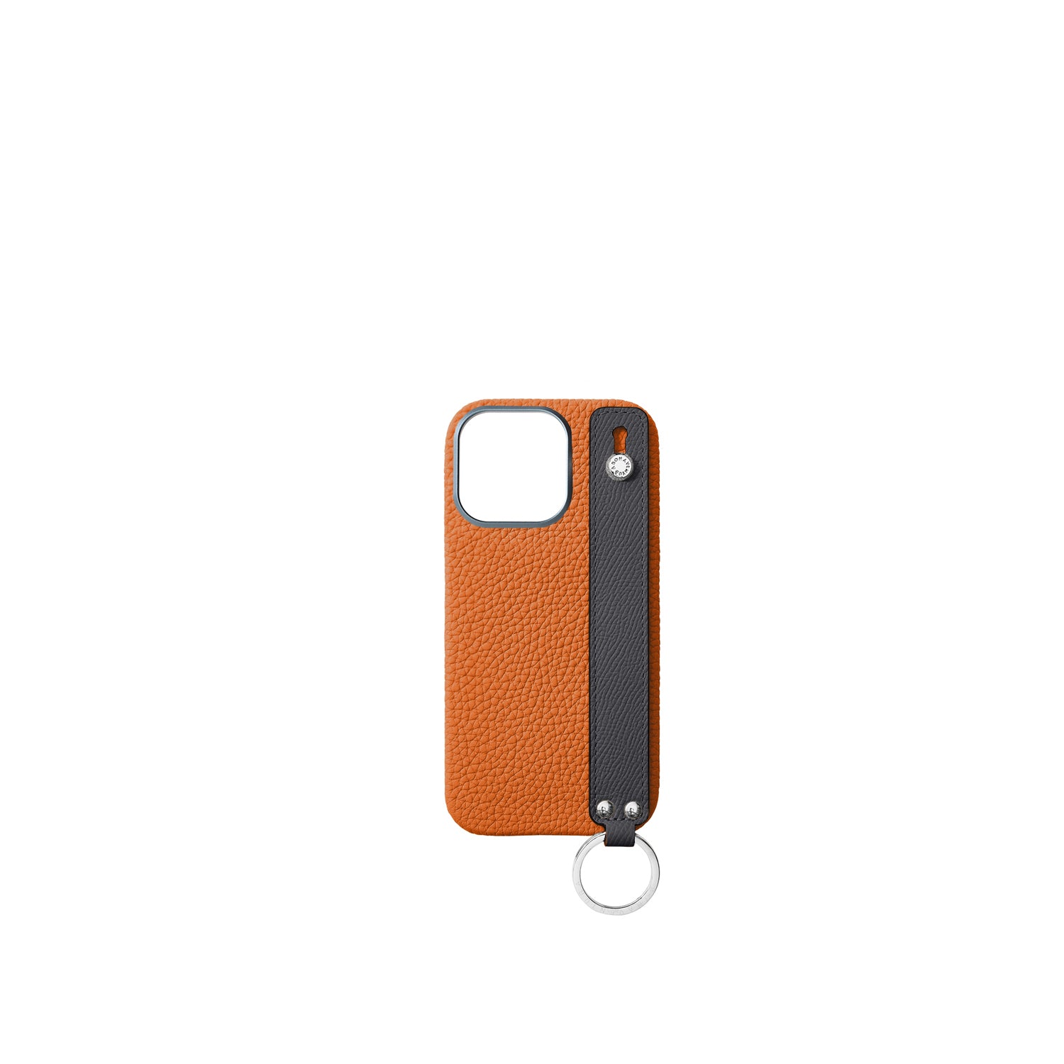 Back Cover Case with Handle Shrink Leather (iPhone 16 Pro)