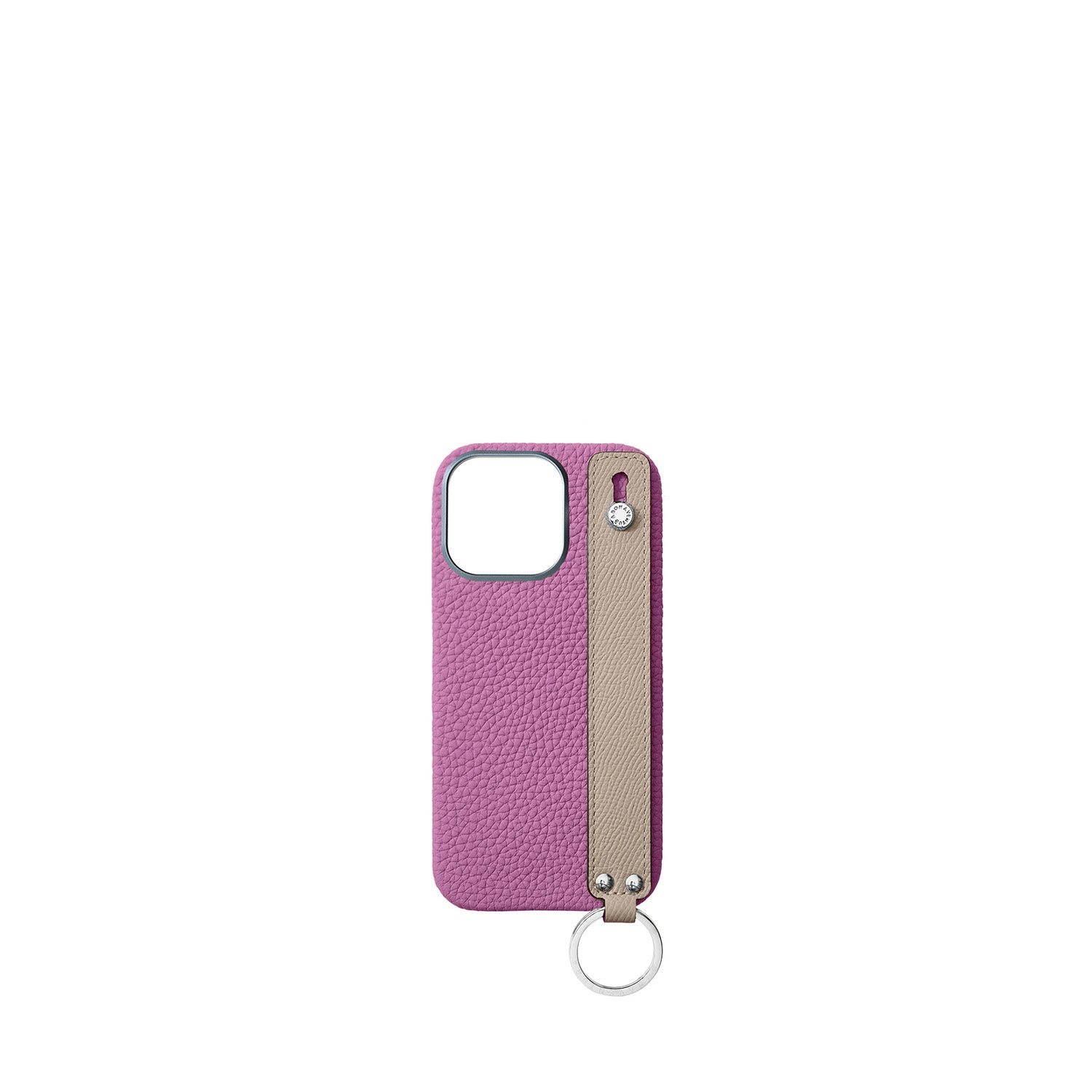 Back Cover Case with Handle Shrink Leather (iPhone 16 Pro)