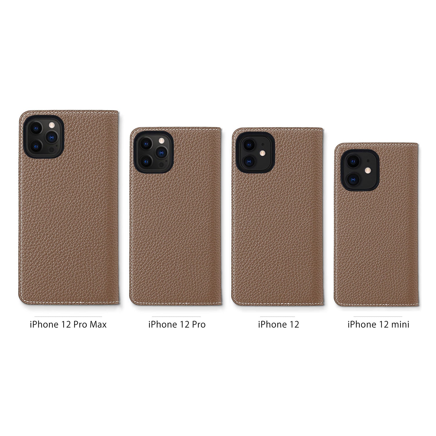 (iPhone 12 / 12 Pro) ダイアリーケース ノービレレザー