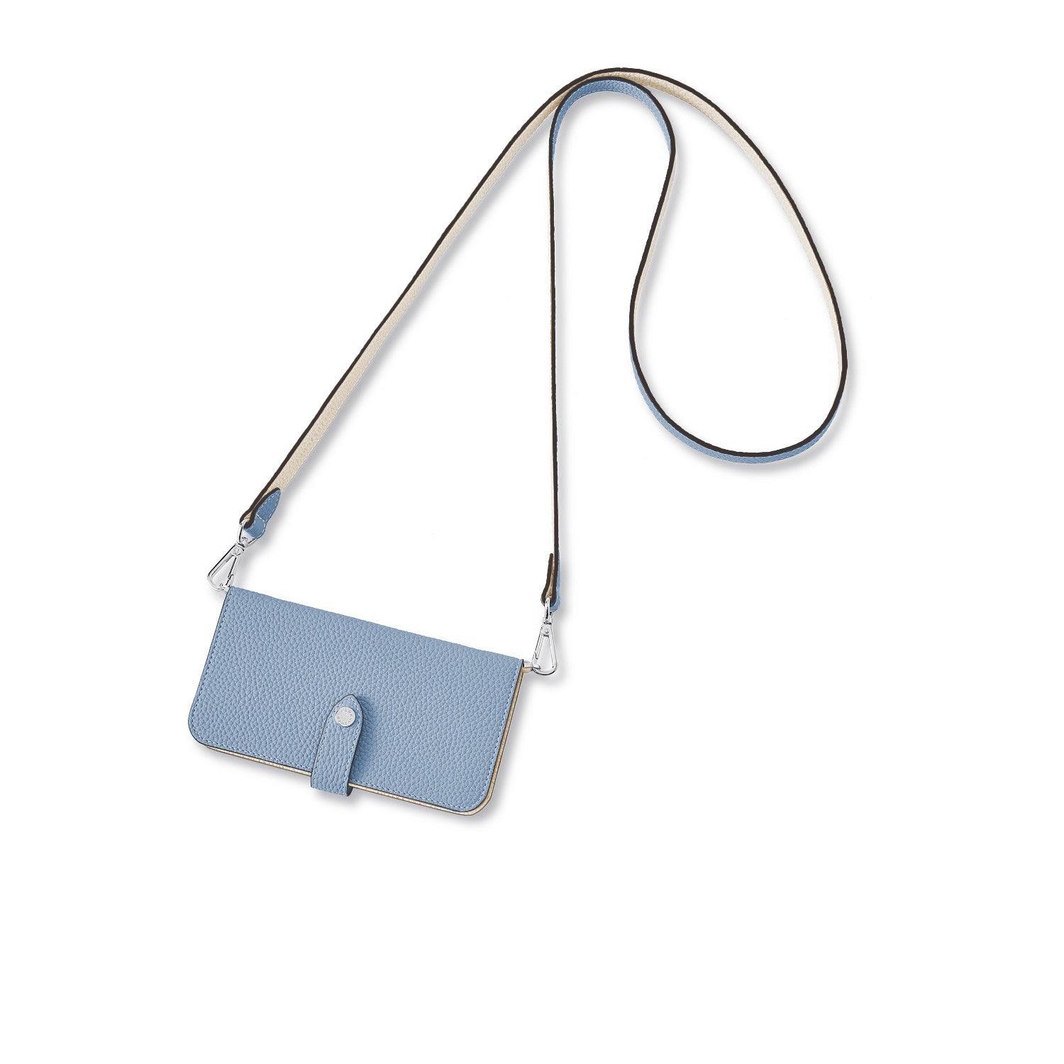 (iPhone 14 Pro Max) Belted Diary Case Shrink Leather