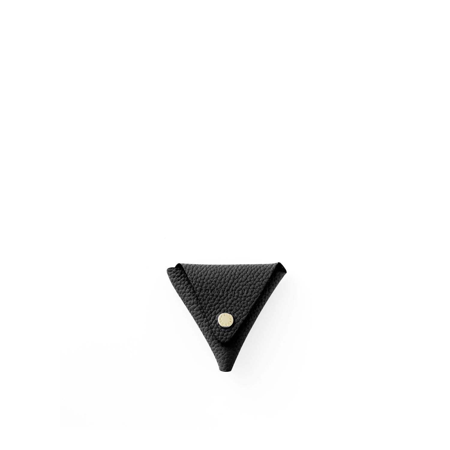 Triangle Coin Case Shrink Leather