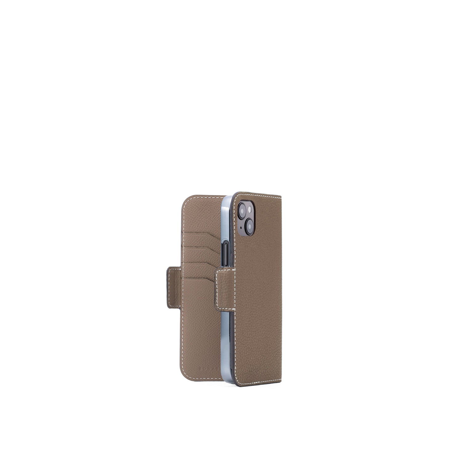 (iPhone 14 Plus) Stand Diary Case Shrink Leather