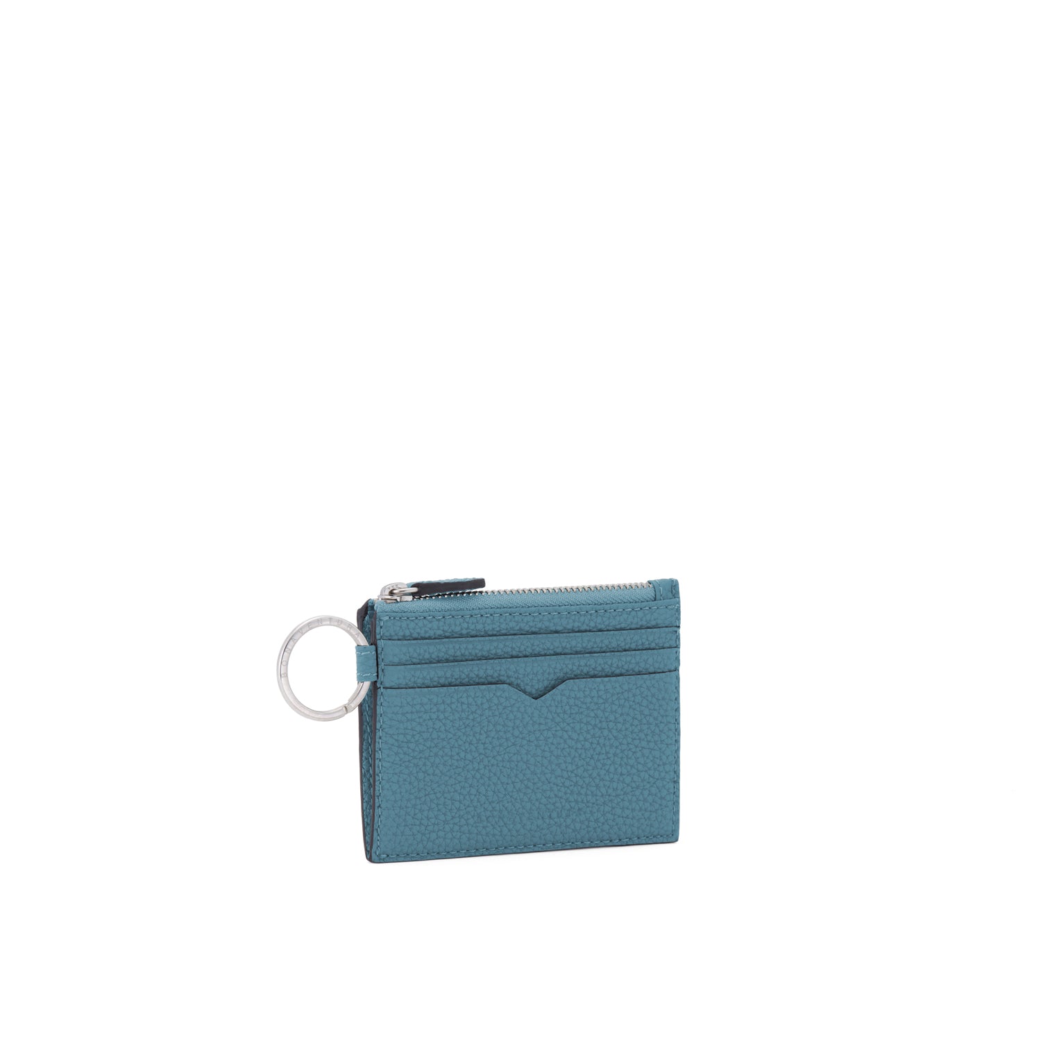 Mini Wallet with Key Ring Shrink Leather (Small)