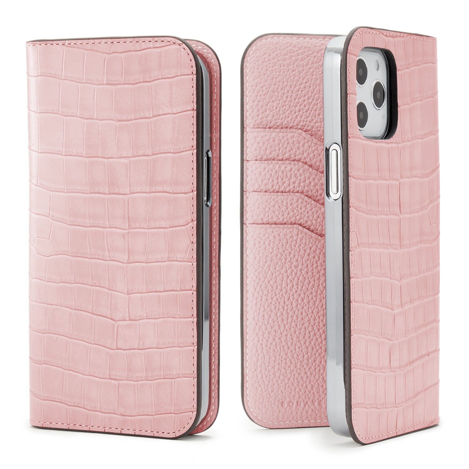Diary Case Embossed Croco Leather (iPhone 12 Pro Max)