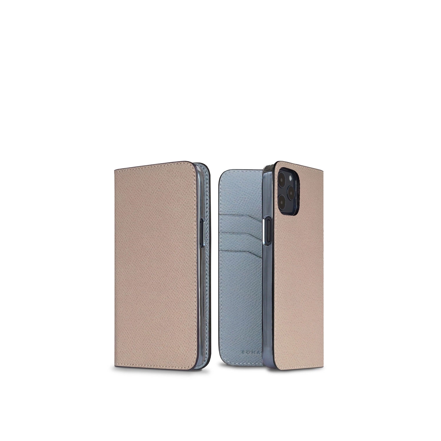 (iPhone 12 mini) 다이어리 케이스 노브 레서 가죽