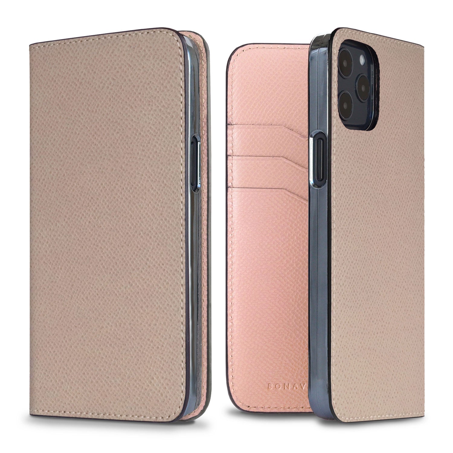 (iPhone 12 / 12 Pro) Diary Case Nobile Leather