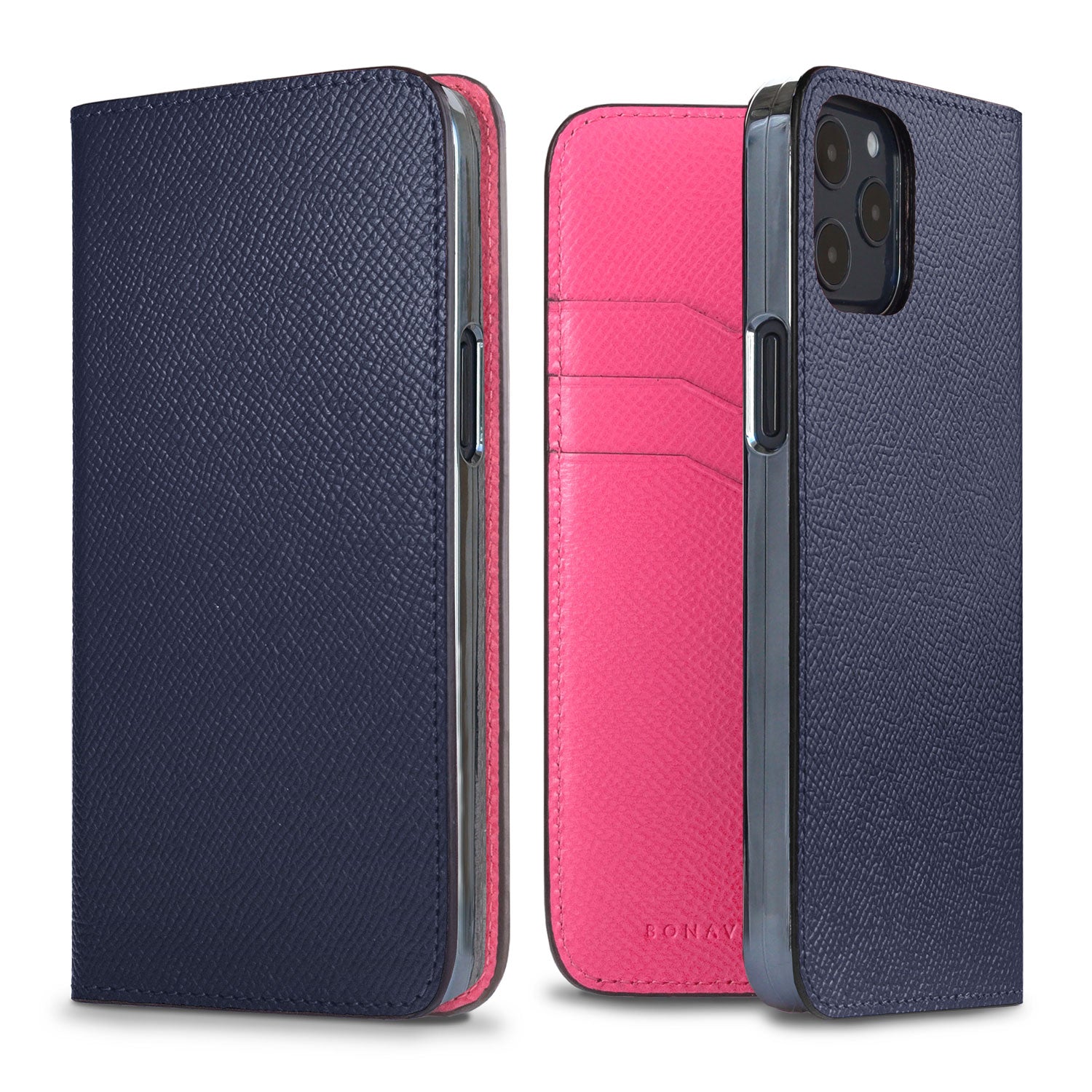 (iPhone 12 / 12 Pro) ダイアリーケース ノービレレザー