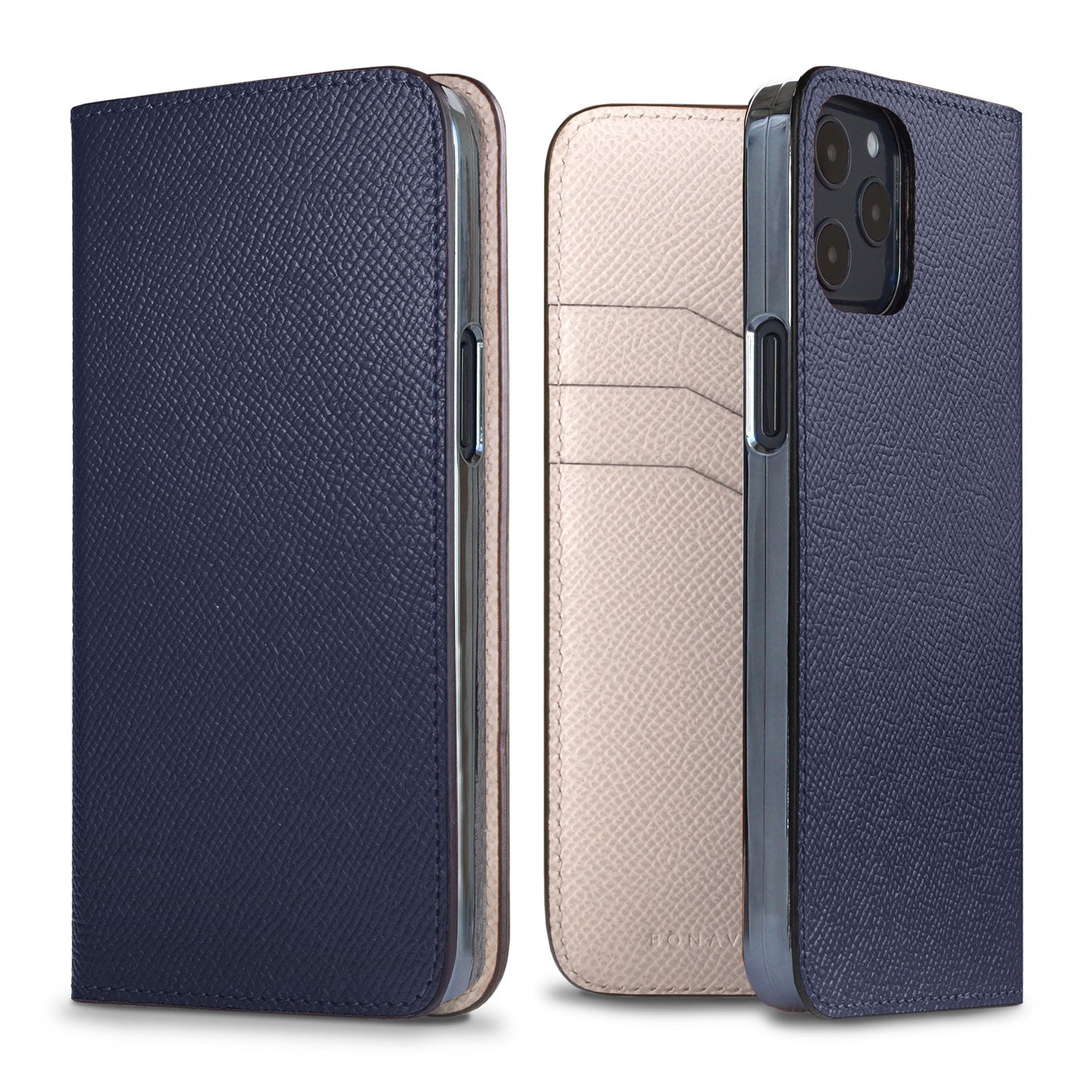 (iPhone 12 / 12 Pro) Diary Case Nobile Leather