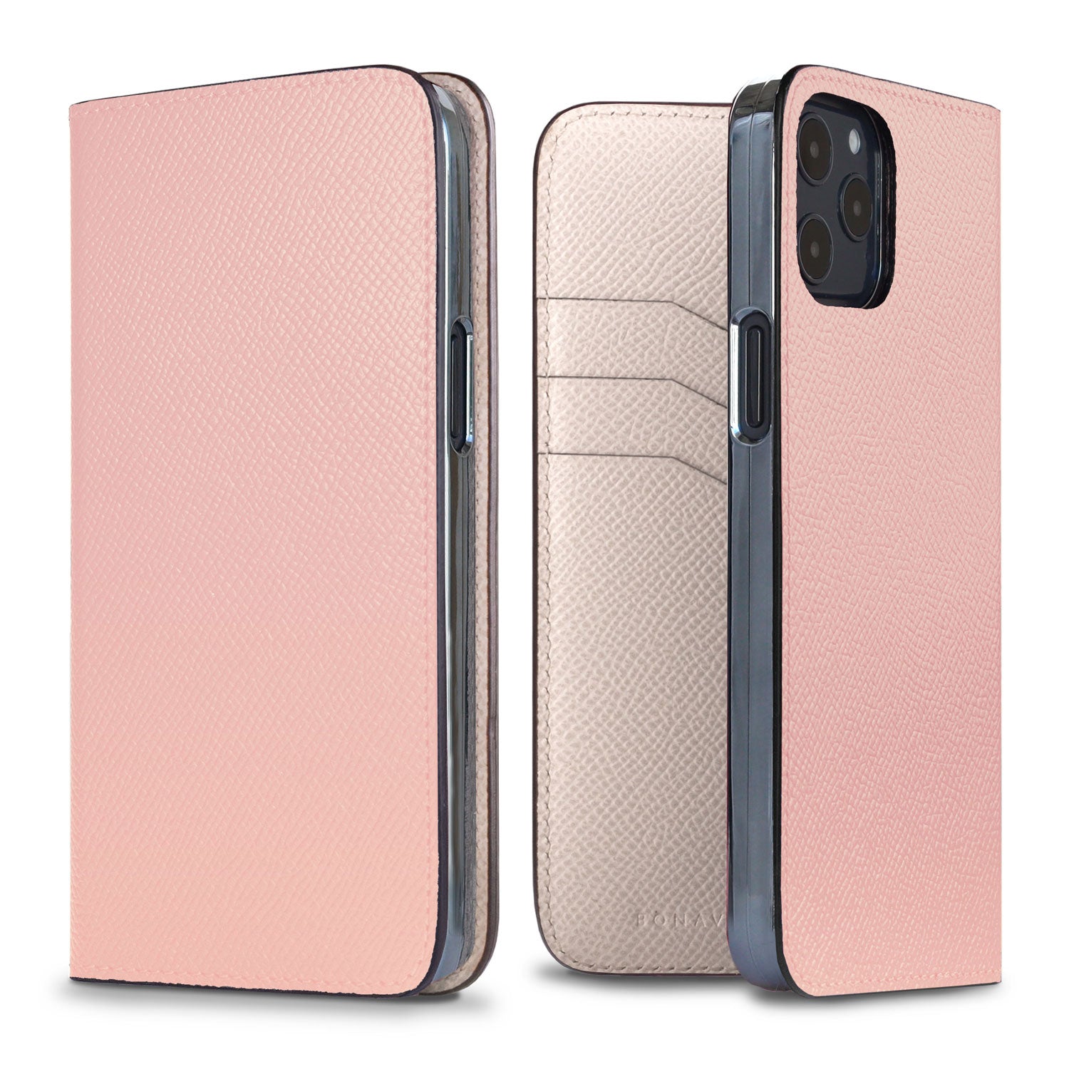 (iPhone 12 / 12 Pro) Diary Case Nobile Leather