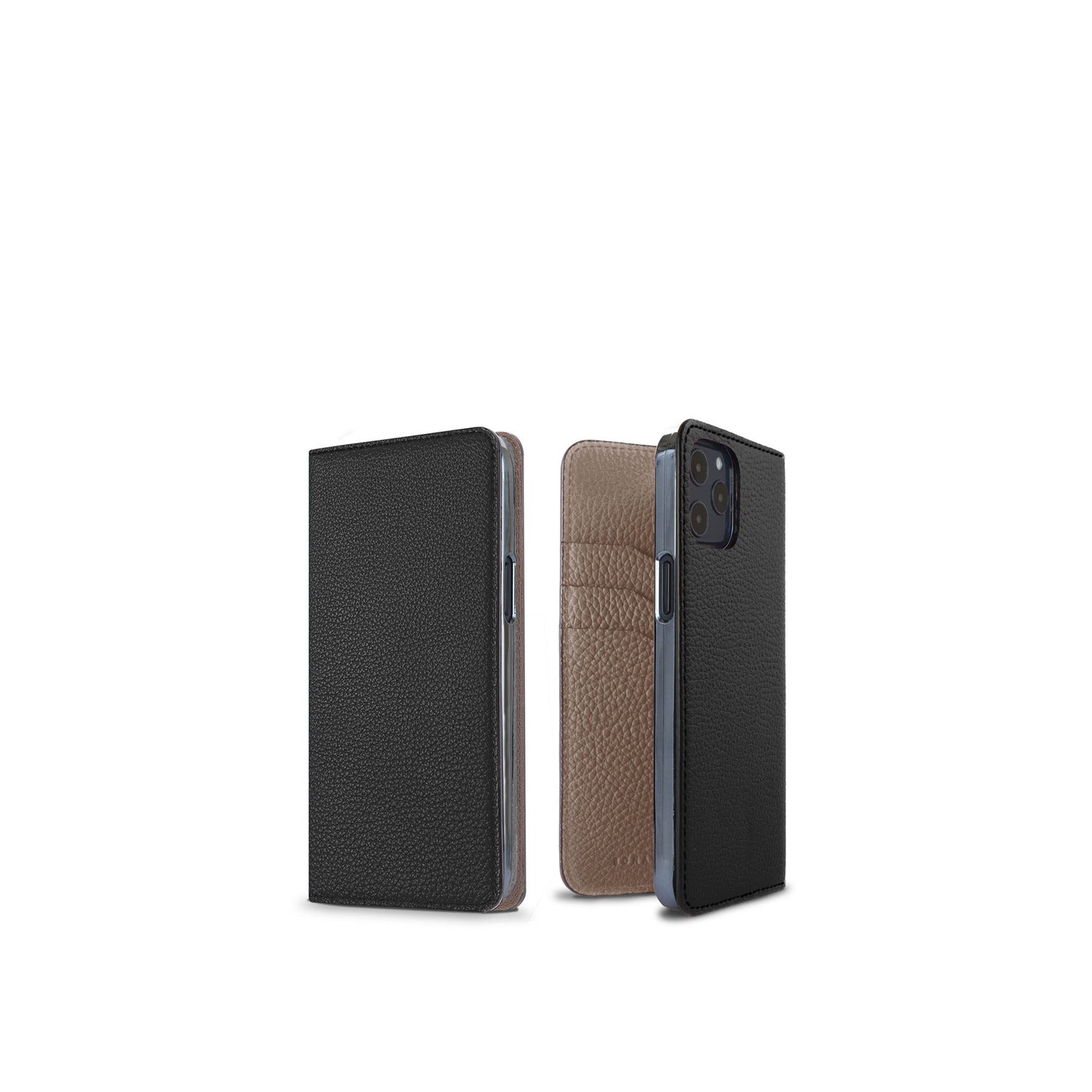 (iPhone 12 mini) ダイアリーケース シュリンクレザー