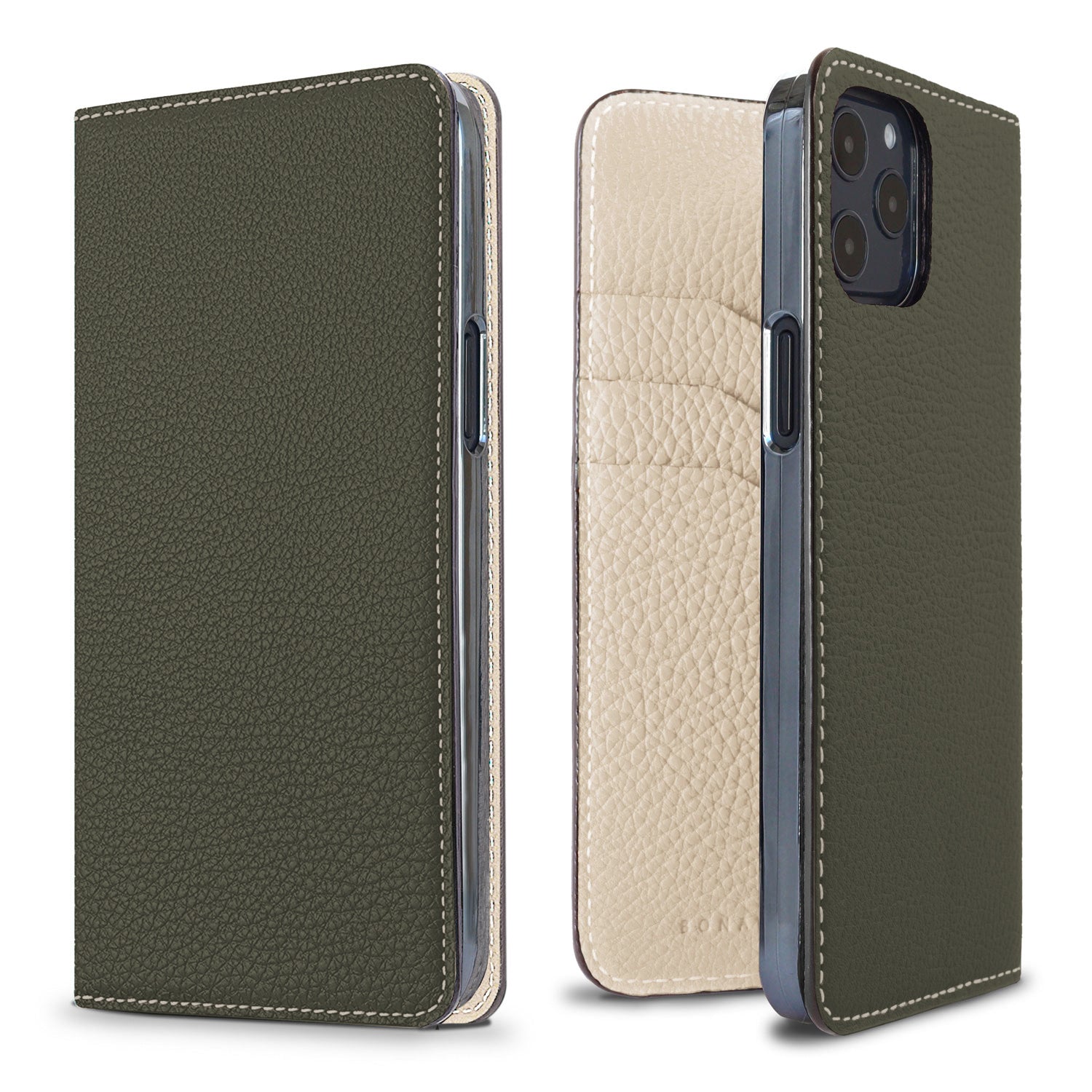 Diary Case Bottalato Leather (iPhone 12 / 12 Pro)