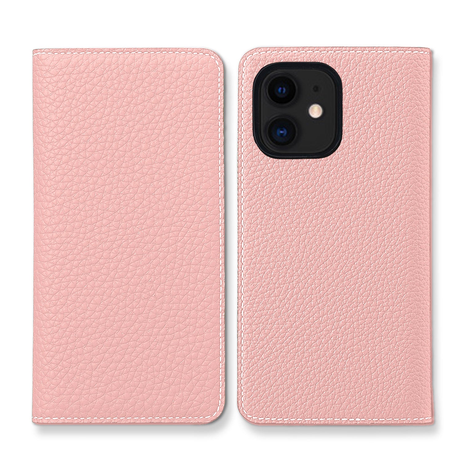(iPhone 12 mini) ダイアリーケース シュリンクレザー