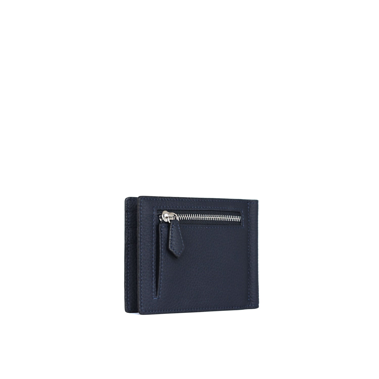 バイフォールド ビルクリップ コインケース付き シュリンクレザー