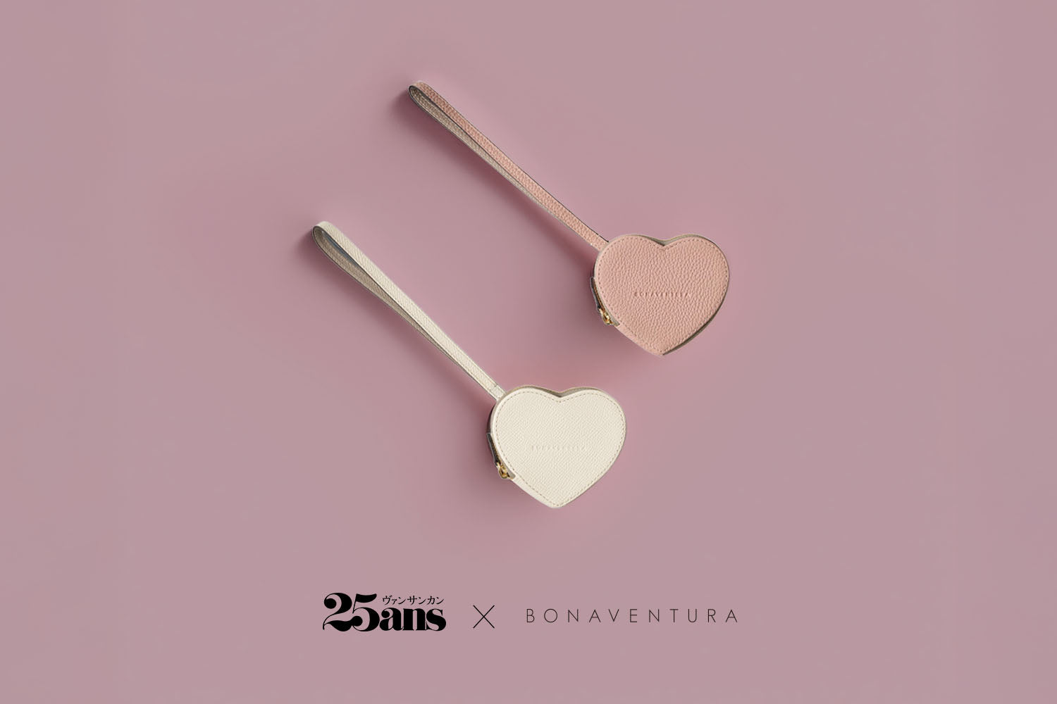 25ansとの特別コラボ 「ストラップ付きハートコインケース」を数量限定で発売