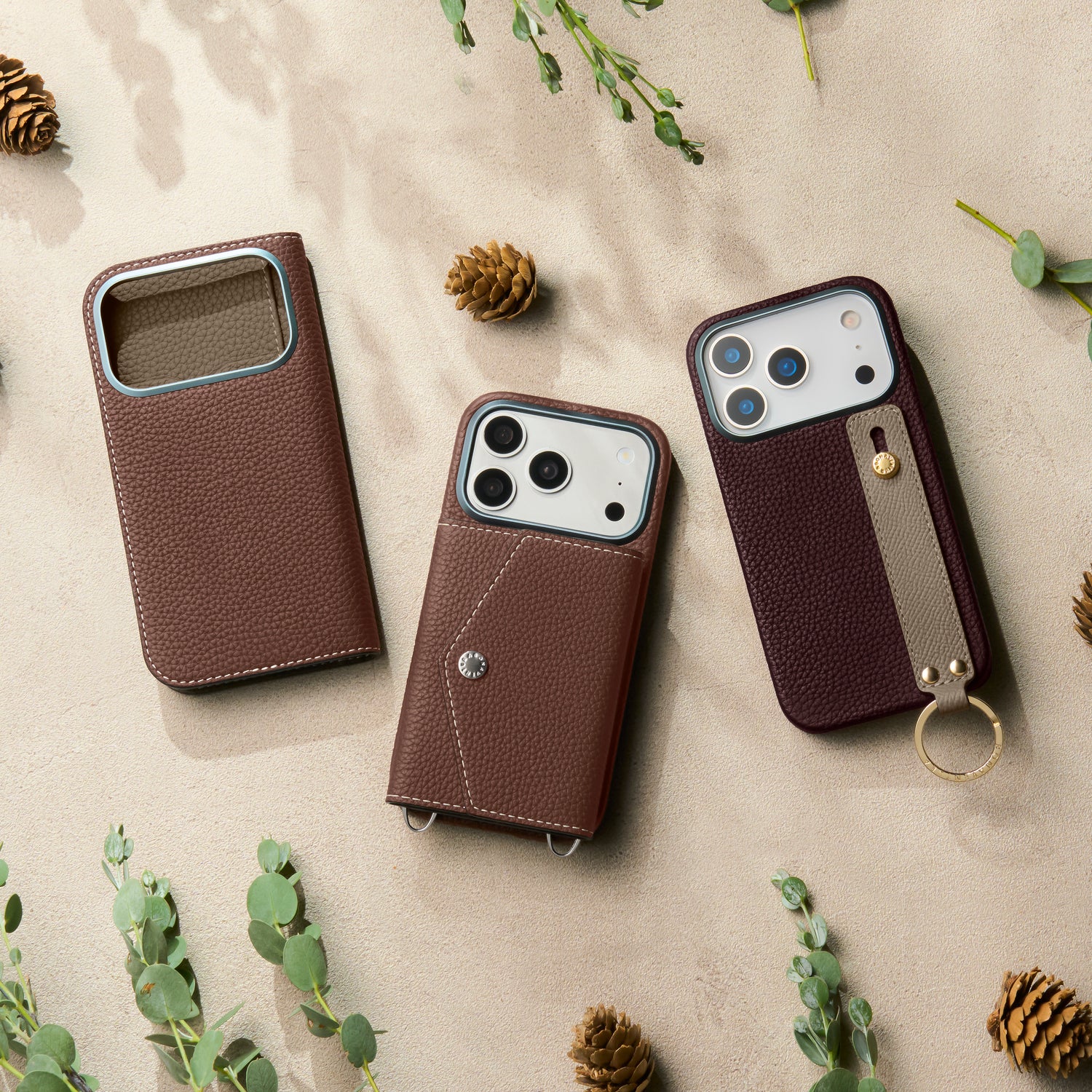 High-quality leather iPhone cases / smartphone cases – BONAVENTURA