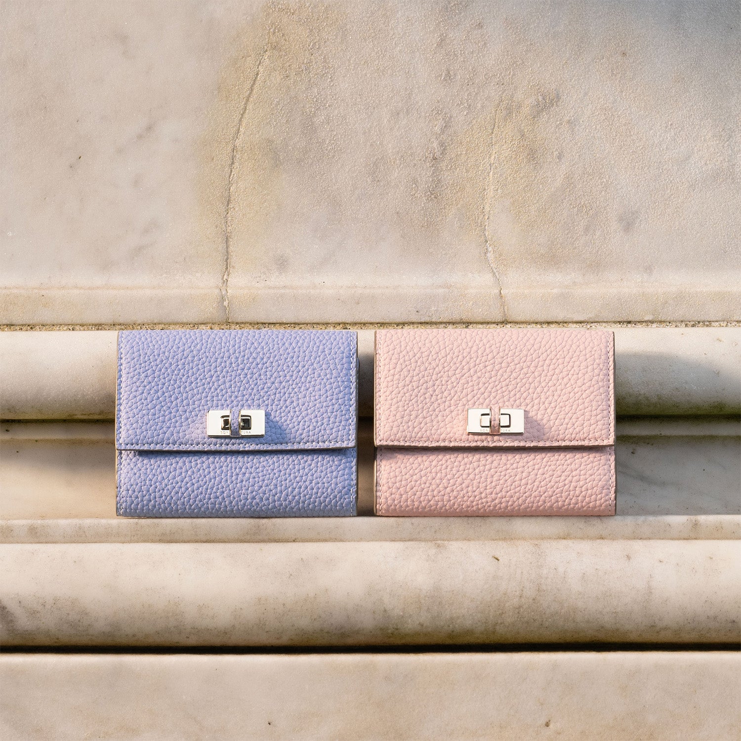Vittoria Shrunken Leather Compact Wallet – BONAVENTURA (ボナ