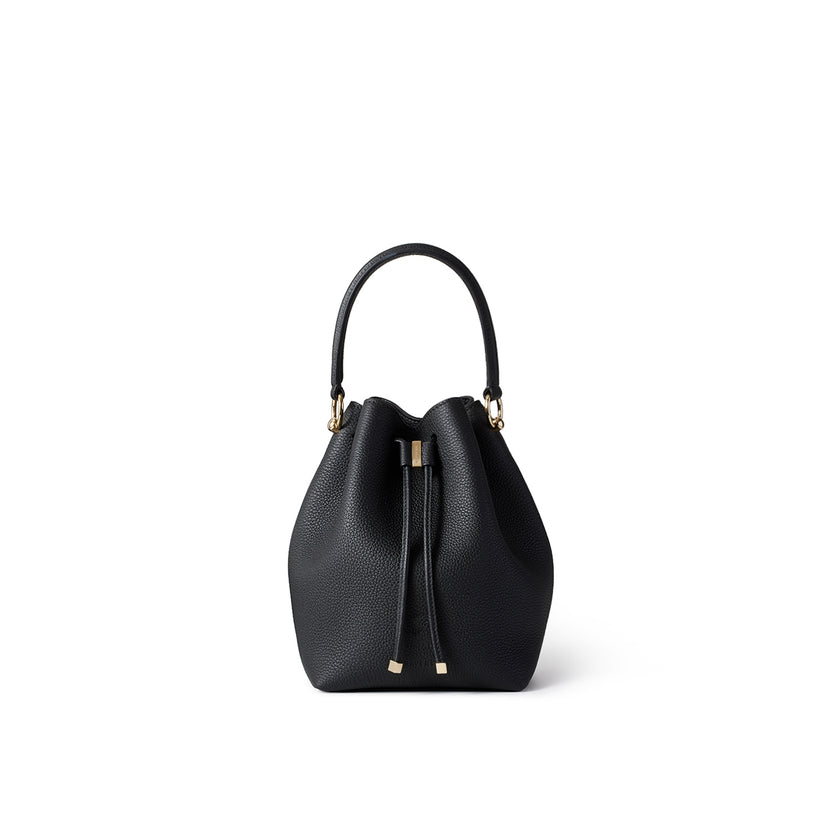Angelica Bucket Bag Shrink Leather Mini