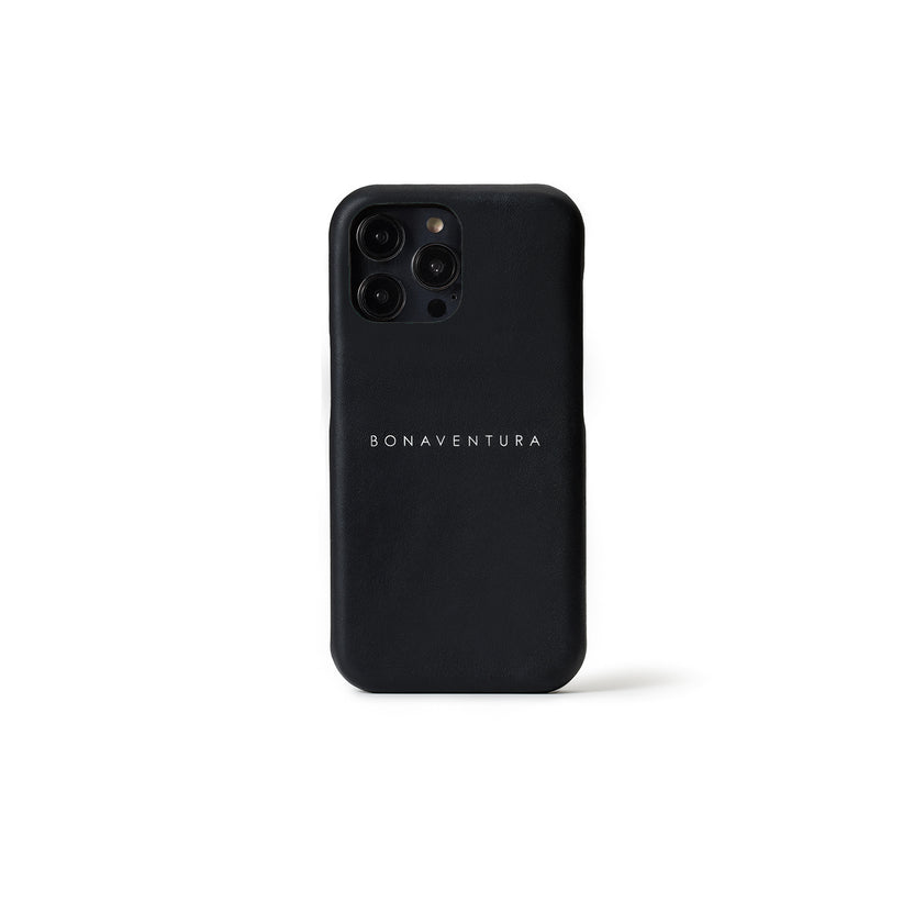 (iPhone 14 Pro Max) Back Cover Case Smooth Leather