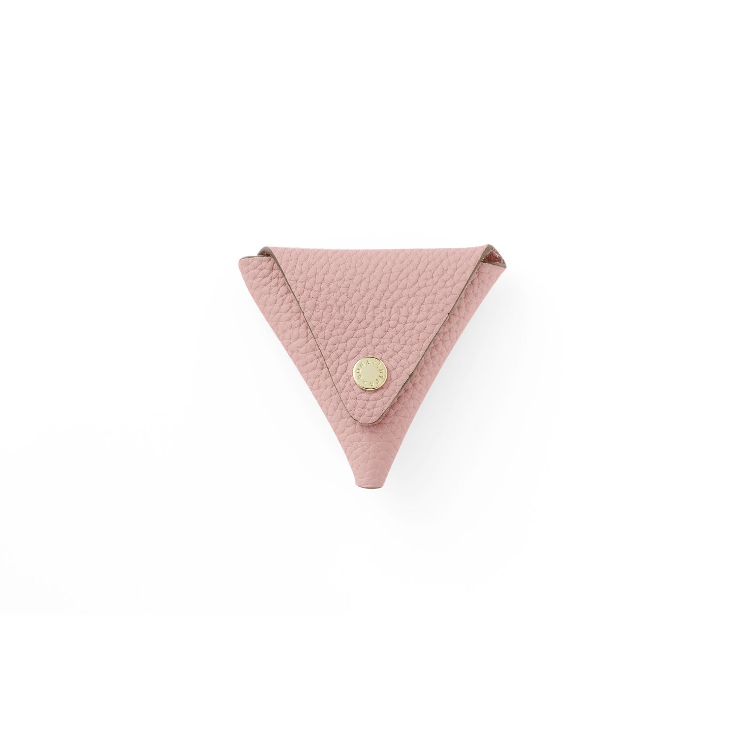 Triangle Coin Case Shrink Leather