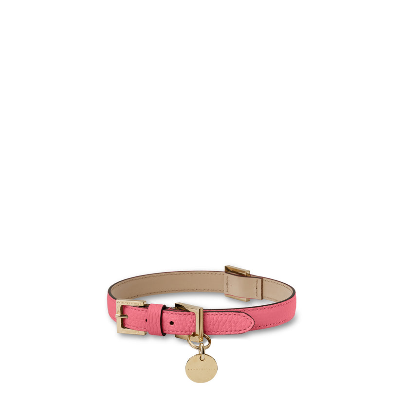 Bonaventura × Frida Firenze Pet Collar Bottalato Leather 45