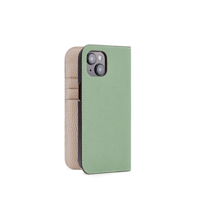 Diary Case Shrink Leather (iPhone 14)