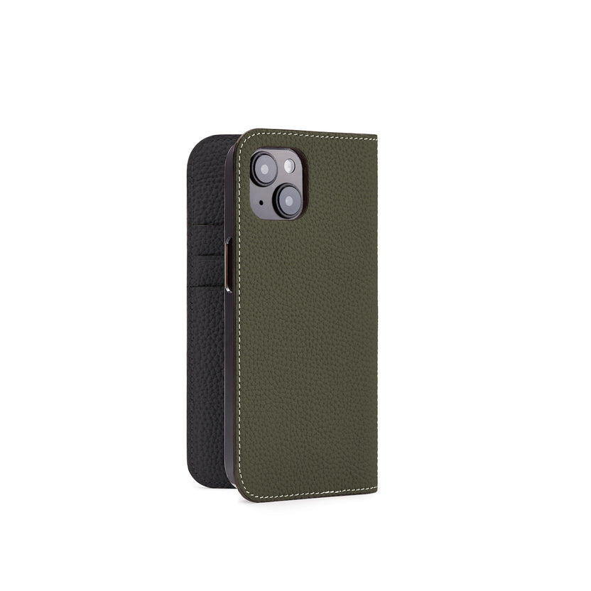 Diary Case Shrink Leather (iPhone 14)