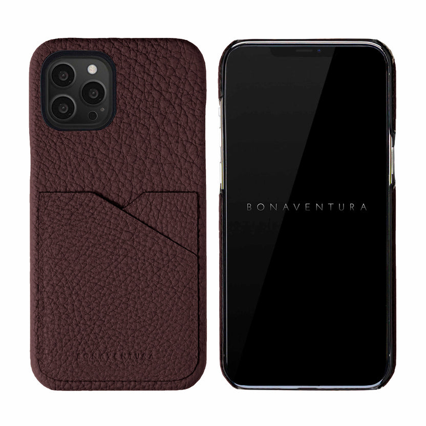 (iPhone 13 Pro Max) Back Cover Case Shrink Leather