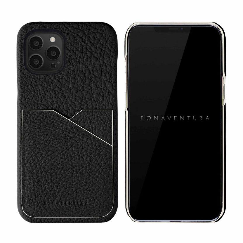(iPhone 13 Pro Max) Back Cover Case Shrink Leather