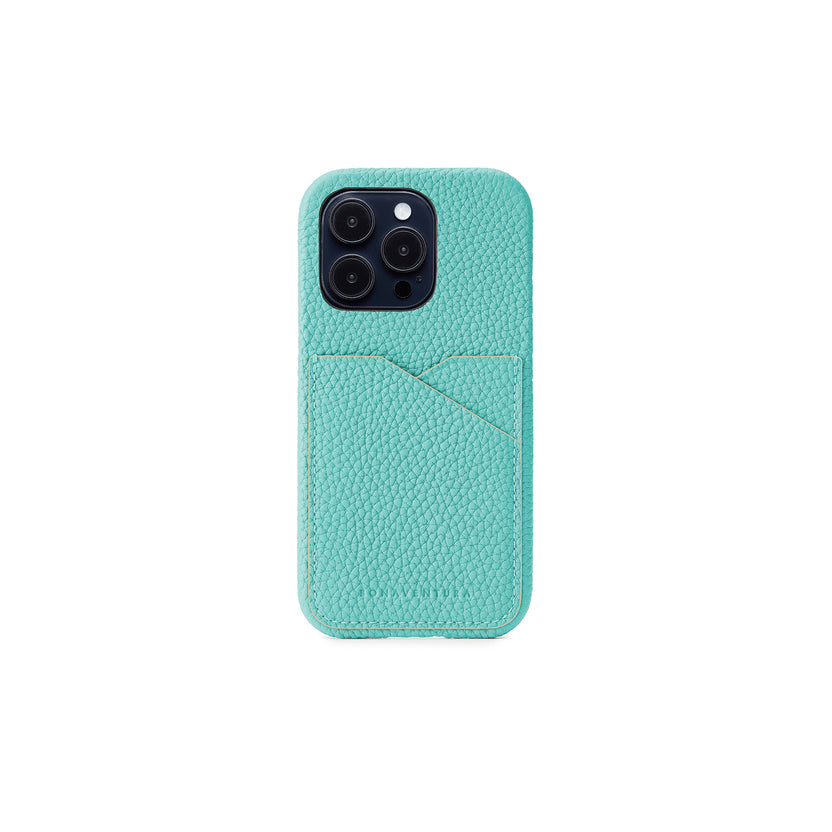 (iPhone 14 Pro) Back Cover Case Shrink Leather