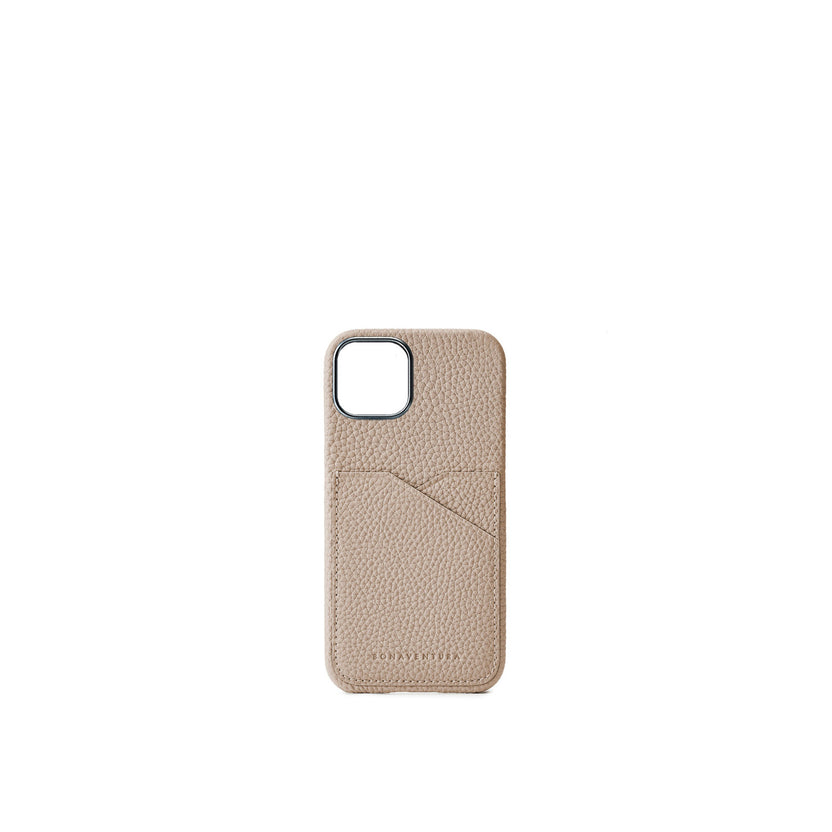 (iPhone 15) バックカバーケース シュリンクレザー