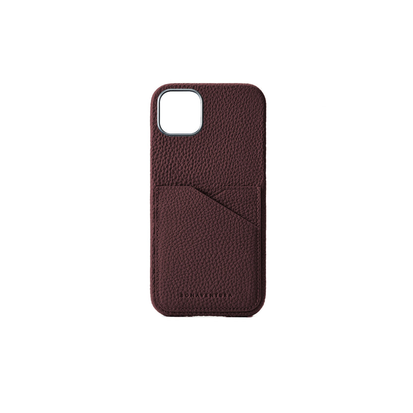 (iPhone 15 Plus) Back Cover Case Shrink Leather
