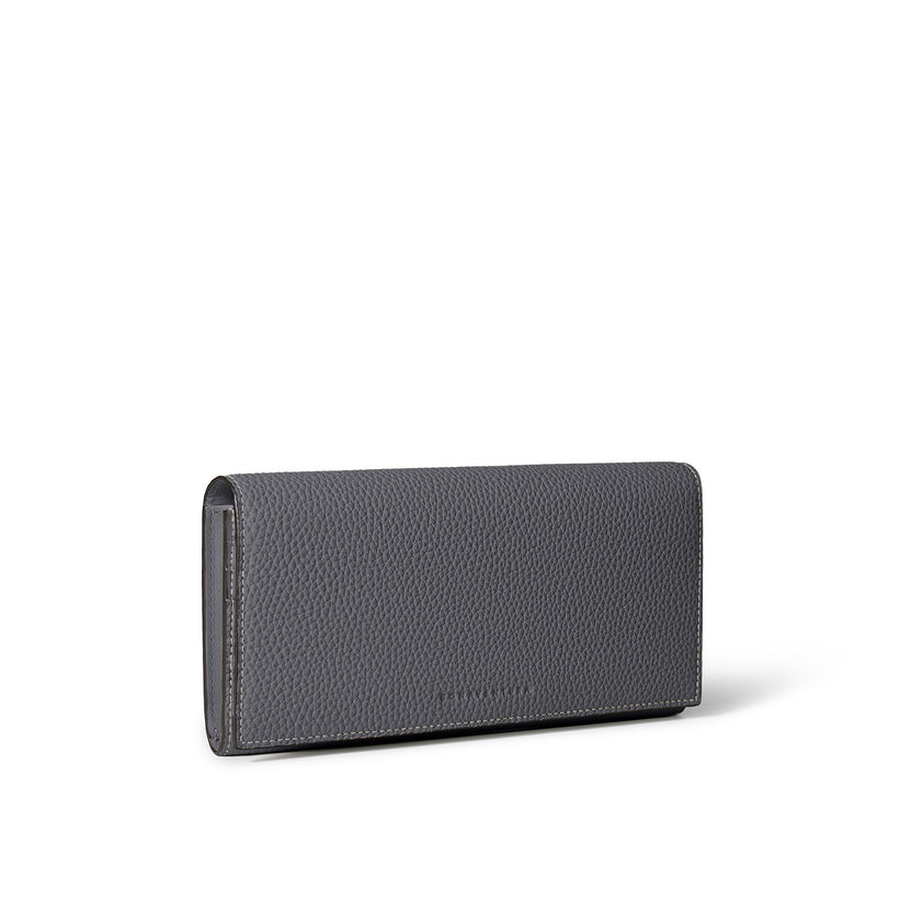 Bifold Long Wallet Shrink Leather