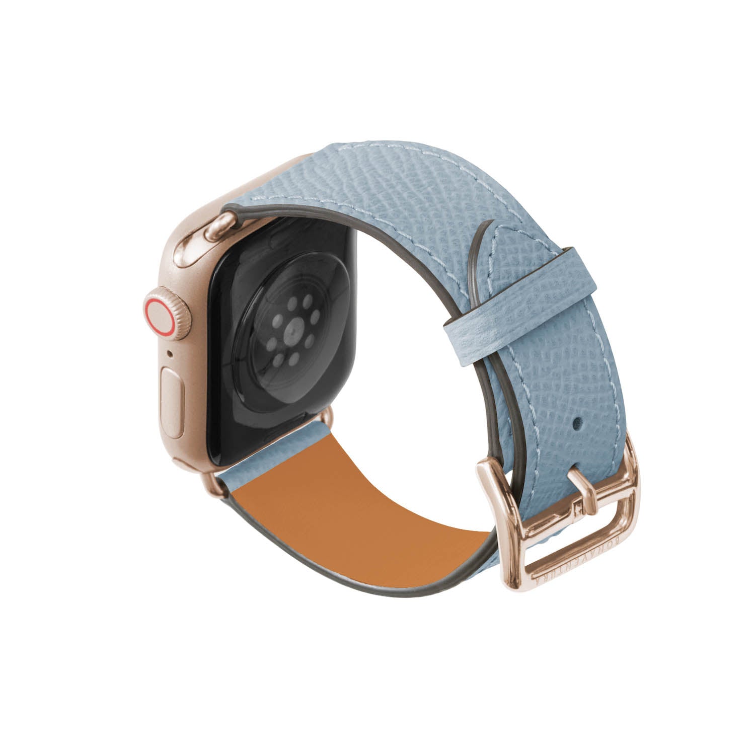 노브레사 Apple Watch 가죽 밴드【38 mm/40 mm/41 mm, M/L 사이즈】 (어댑터：골드)