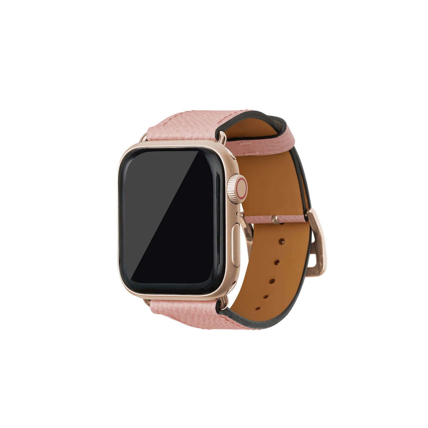 노브레사 Apple Watch 가죽 밴드【38 mm/40 mm/41 mm, M/L 사이즈】 (어댑터：골드)