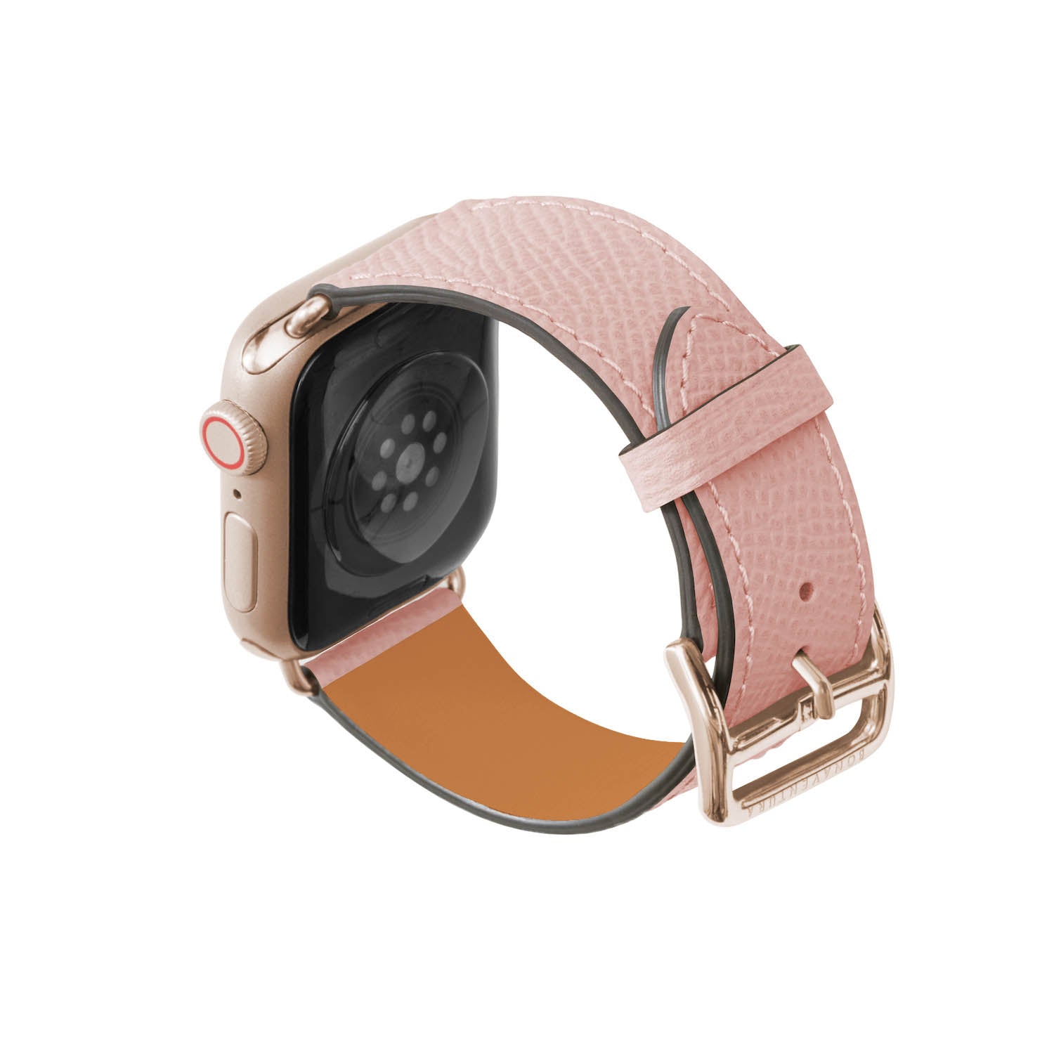 노브레사 Apple Watch 가죽 밴드【38 mm/40 mm/41 mm, M/L 사이즈】 (어댑터：골드)