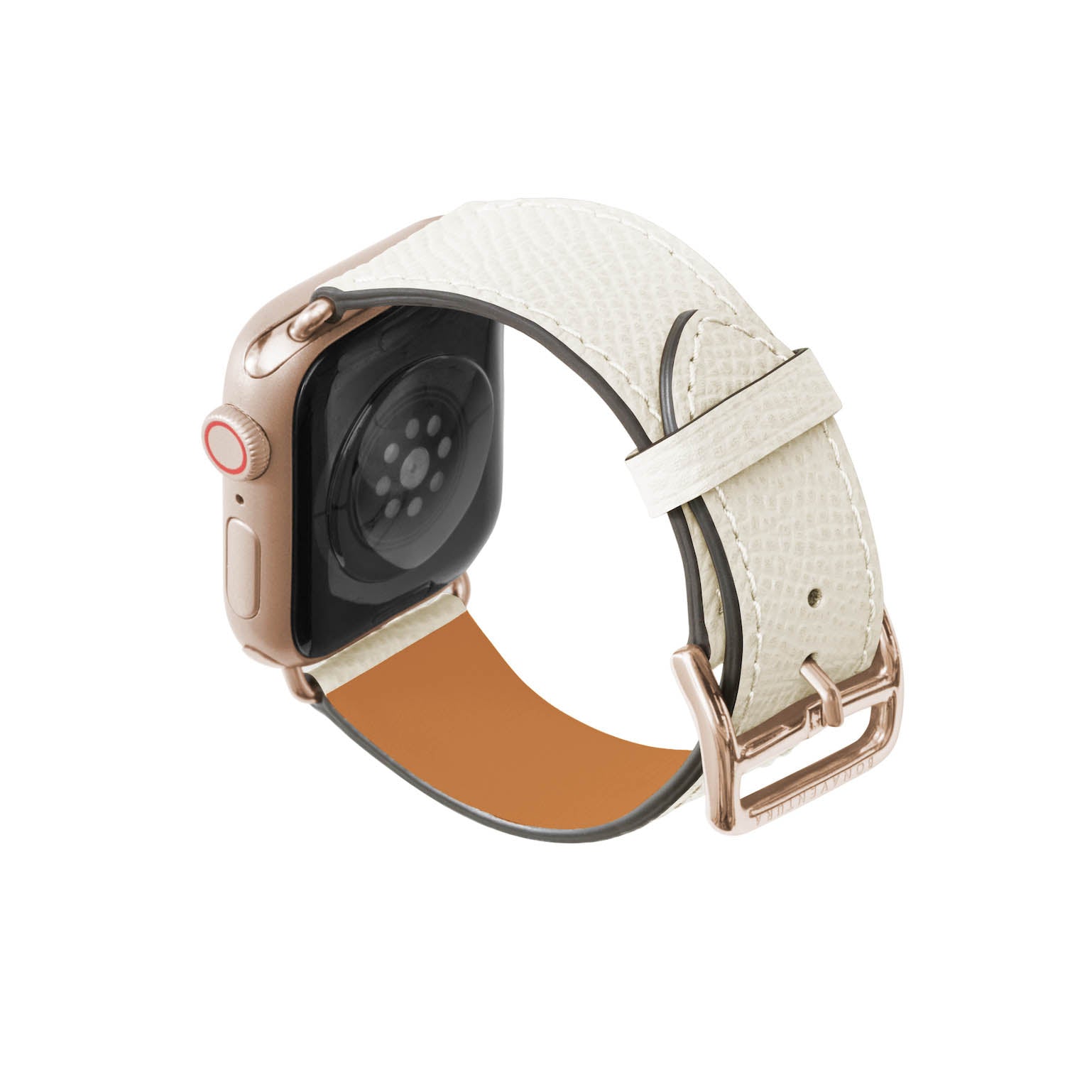 노브레사 Apple Watch 가죽 밴드【38 mm/40 mm/41 mm, M/L 사이즈】 (어댑터：골드)