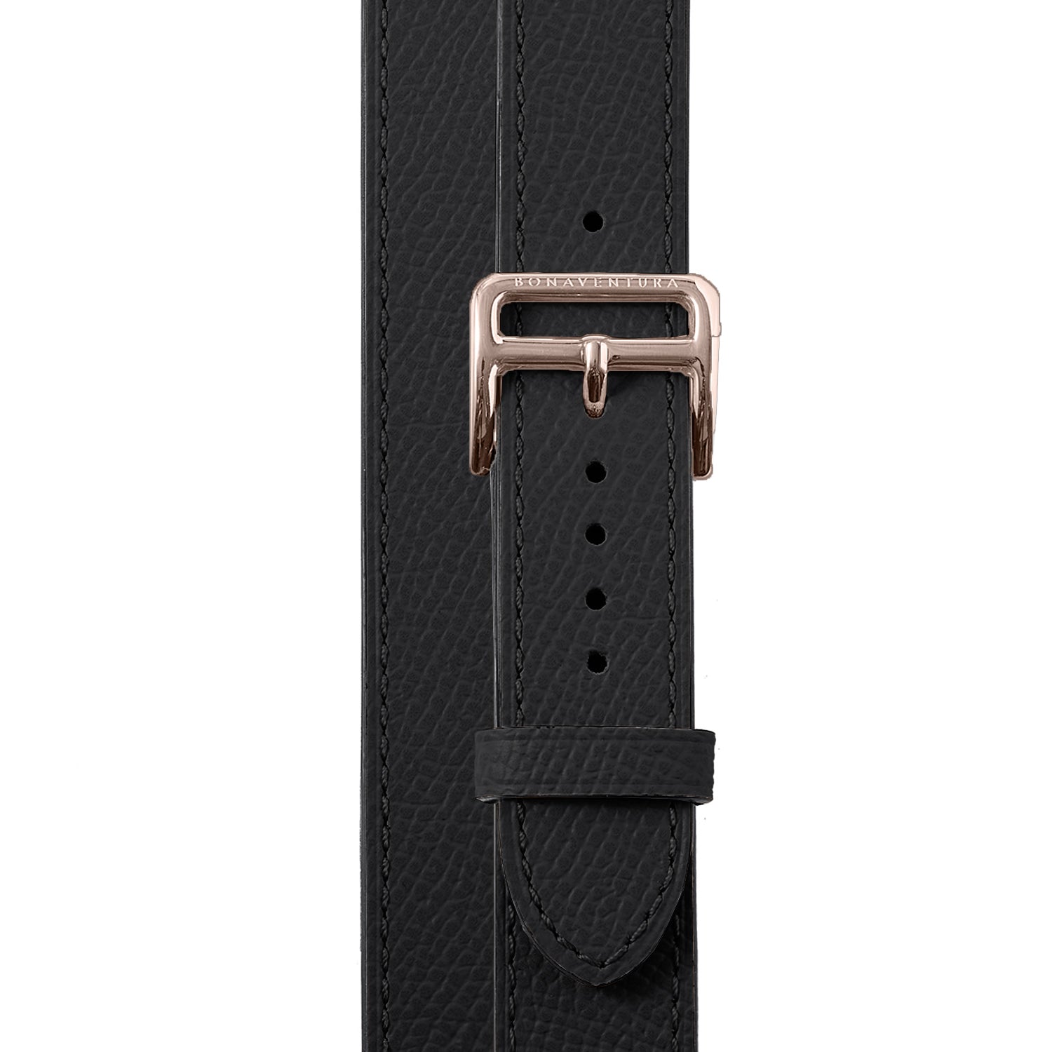 Double Tour Apple Watch Leather Band Noblessa Leather [38mm/40mm/41mm] (อะแดปเตอร์: สีทอง)