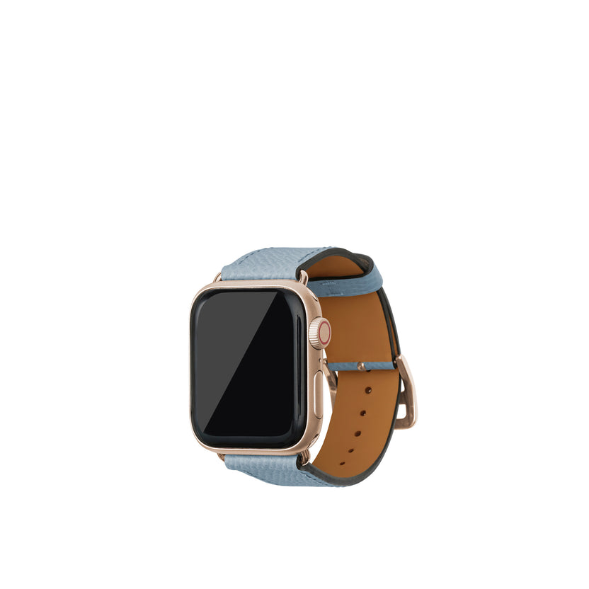 ノービレ Apple Watch レザーバンド【38mm/40mm/41mm/42mm, S/Mサイズ】 (アダプター：ゴールド)
