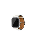 노브레사 Apple Watch 가죽 밴드【38 mm/40 mm/41 mm, S/M 사이즈】 (어댑터：실버)