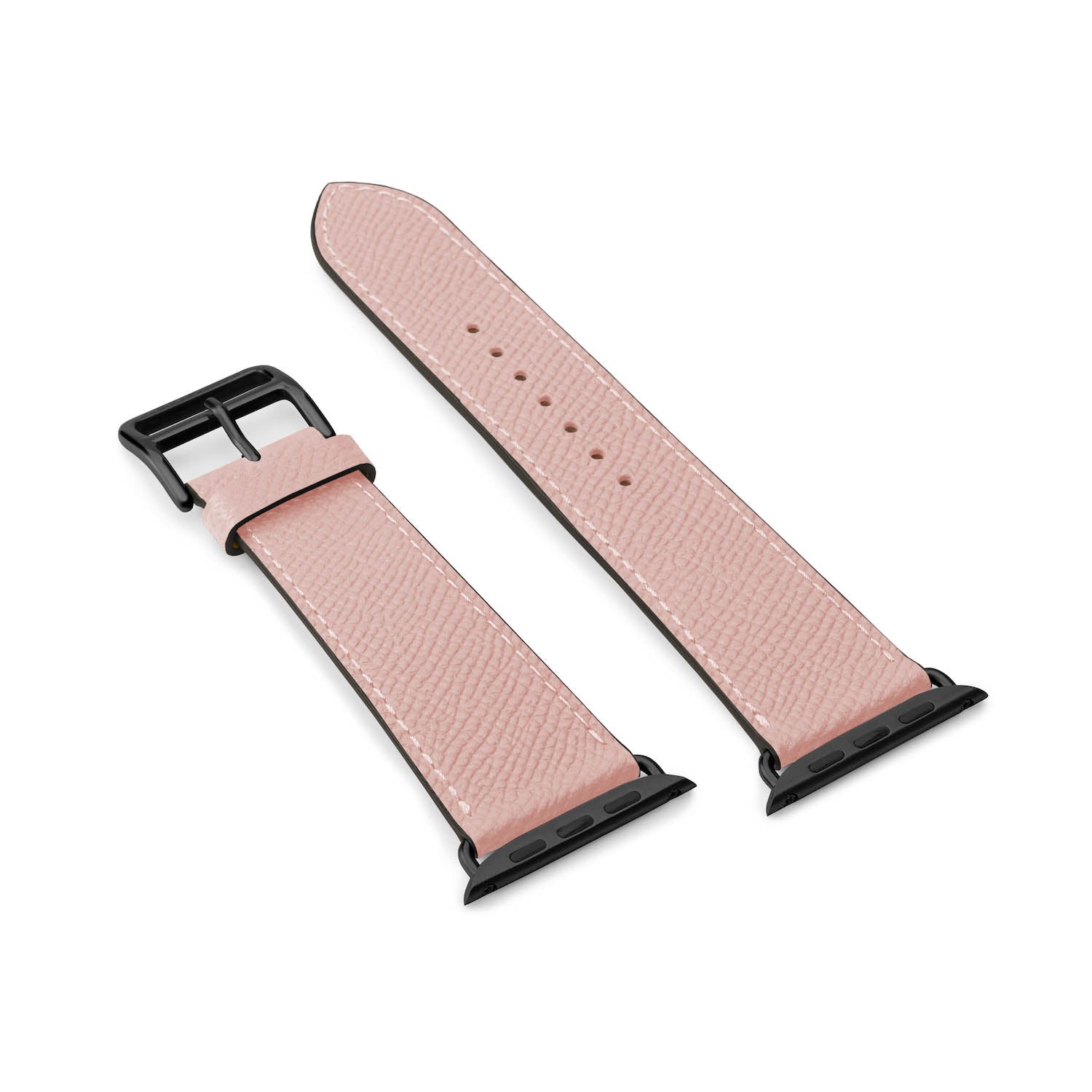 Noblessa Apple Watch Leather Band [42mm/44mm/45mm/49mm, ขนาด M/L] (อะแดปเตอร์: สีดำ)