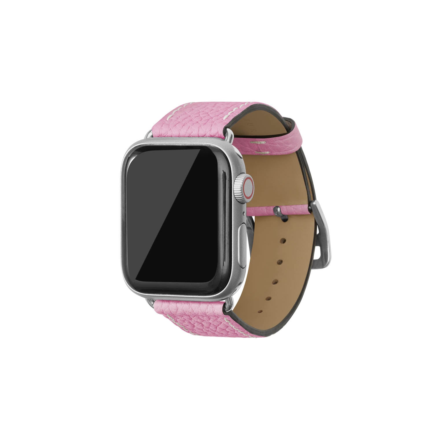 Apple Watch レザーバンド【38mm/40mm/41mm, M/Lサイズ】 (アダプター：シルバー)