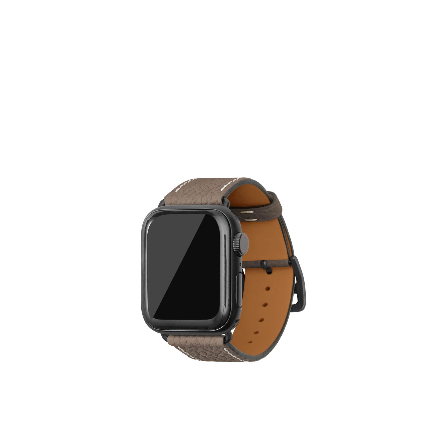 Shrink Leather Apple Watch Band S/M 38/40/41mm (Black Adapter)