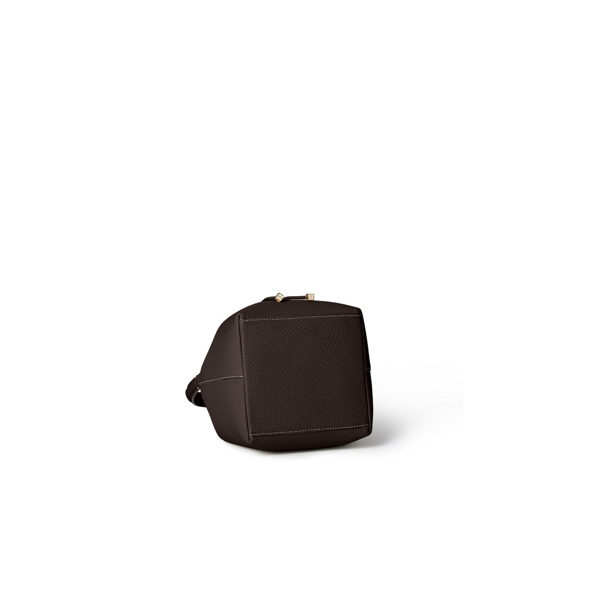 Angelica Bucket Bag Shrink Leather (Chocolate Brown)