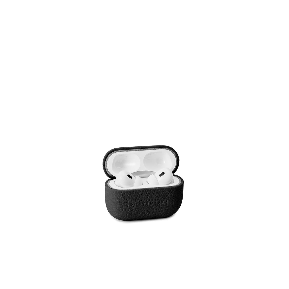 AirPods Case Shrink Leather (Black - Pro 1st Gen)